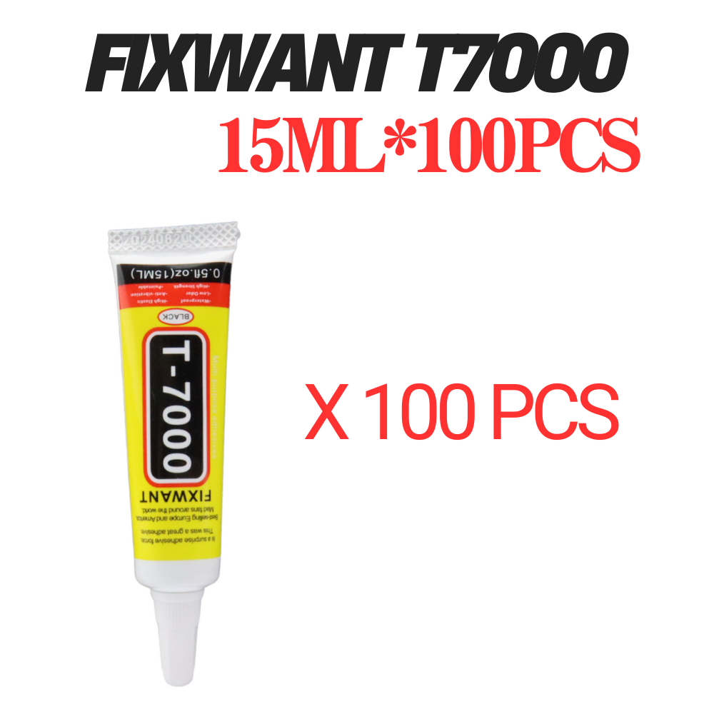 Contact Cement Glue - 100 قطعة 15 مللي T-7000 الأسود