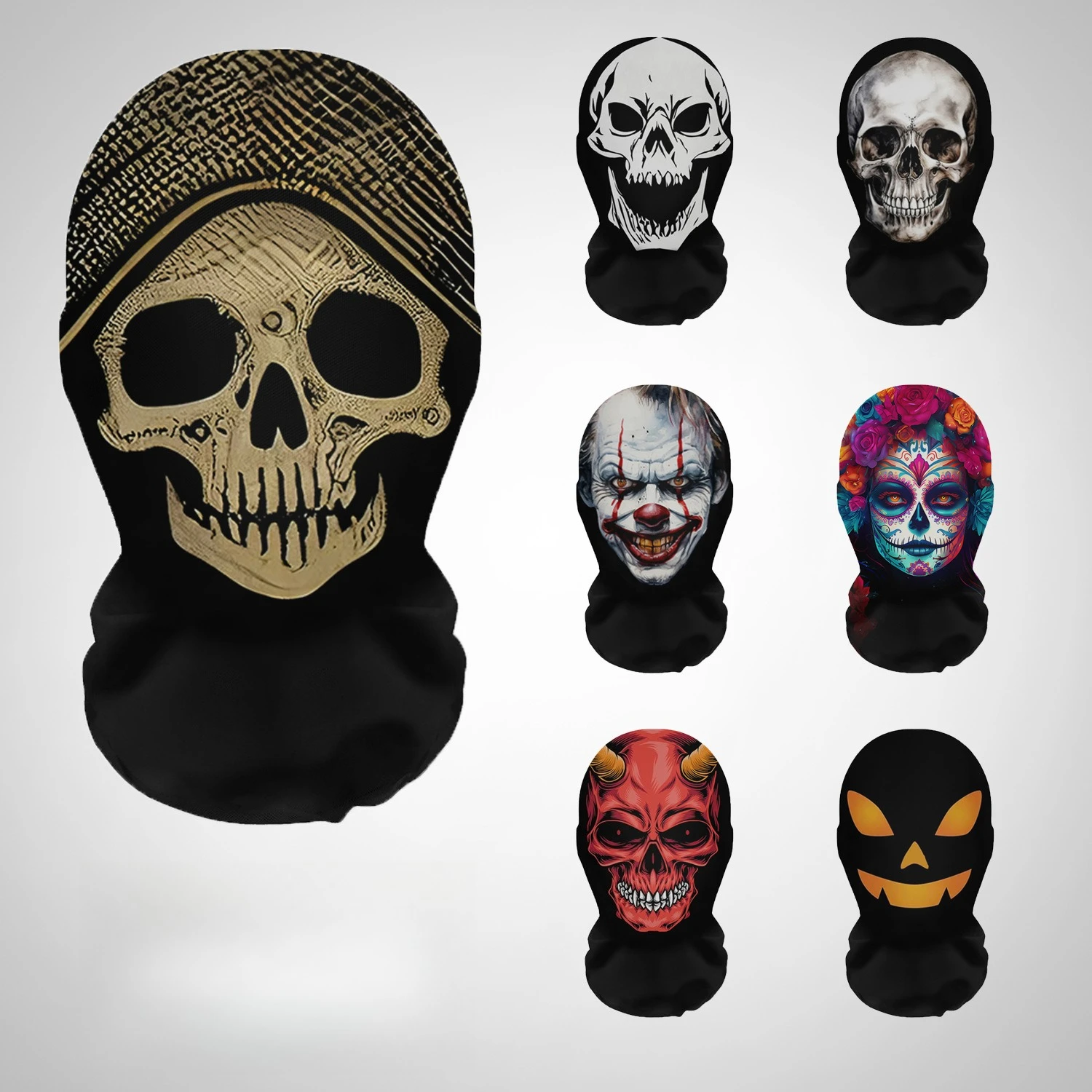 Cosplay Prop Patterns - أقنعة الهالوين الإرهابية ثلاثية الأبعاد الطباعة