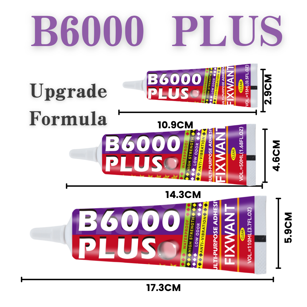 B6000 PLUS 15/50/110 مللي واضح - مراجعة Contact Cement Glue وسعره