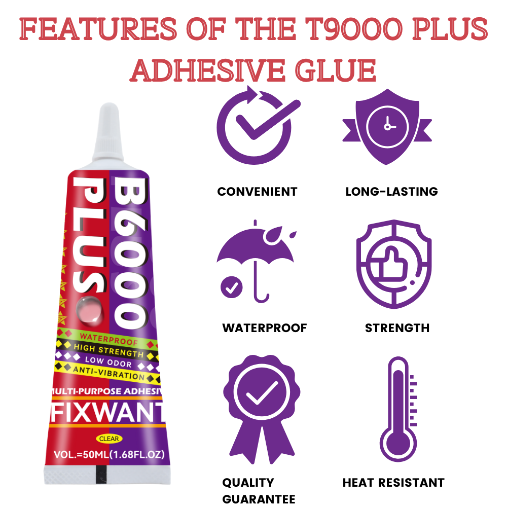 B6000 PLUS 15/50/110 مللي واضح - مراجعة Contact Cement Glue وسعره