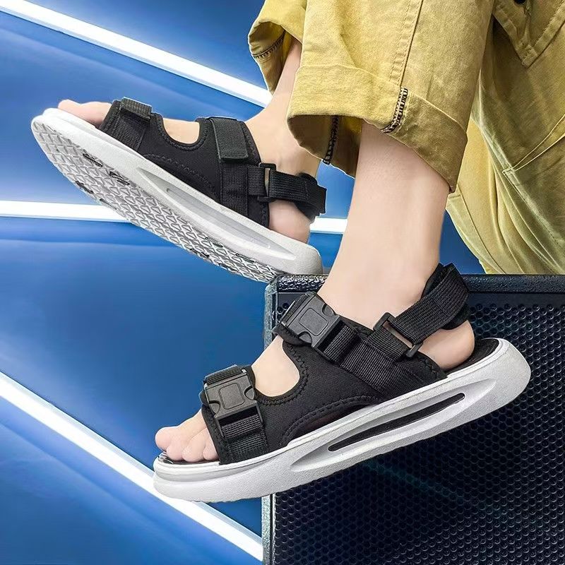 صنادل رجالية صيفية جديدة متعدد - مراجعة Velcro Hook Loop وسعره