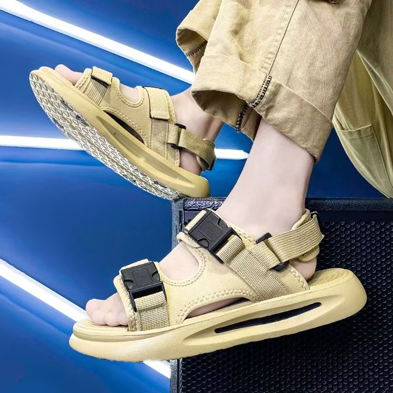 صنادل رجالية صيفية جديدة متعدد - مراجعة Velcro Hook Loop وسعره