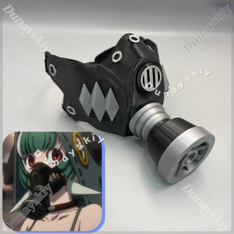 قناع غاز سايبربانك من جيتا، شع - مراجعة Cosplay Prop 3D Print وسعره