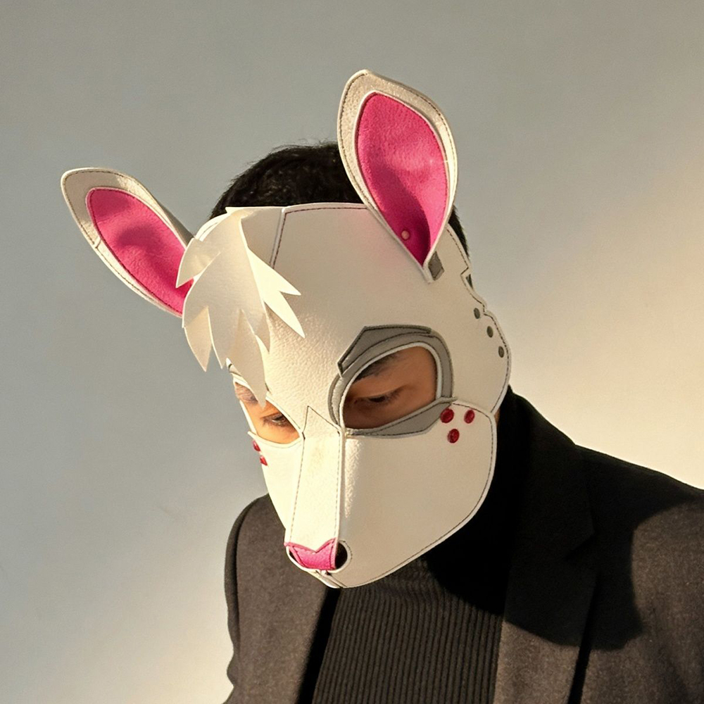قناع أرنب بنمط بانك أبيض من ال - مراجعة Cosplay Prop Patterns وسعره