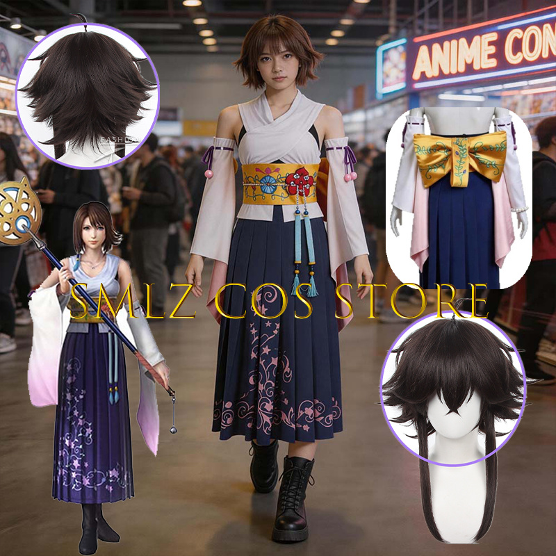 زي تنكري نسائي Smlz FFX يونا م - مراجعة Prop De Cosplay وسعره
