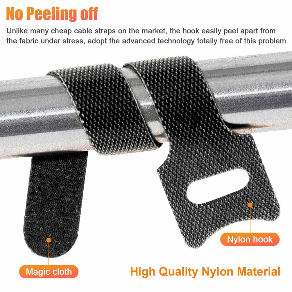 أشرطة فيلكرو لتنظيم الكابلات،  - مراجعة Velcro Hook Loop وسعره