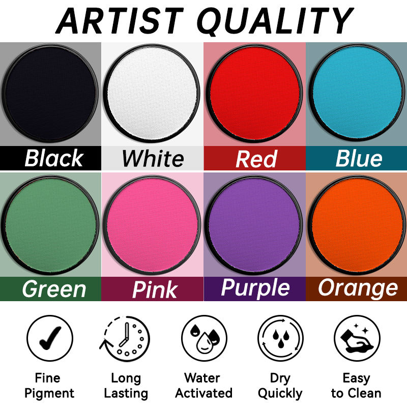 طقم طلاء مائي مكون من قطعتين ل - مراجعة Cosplay Prop Paint وسعره