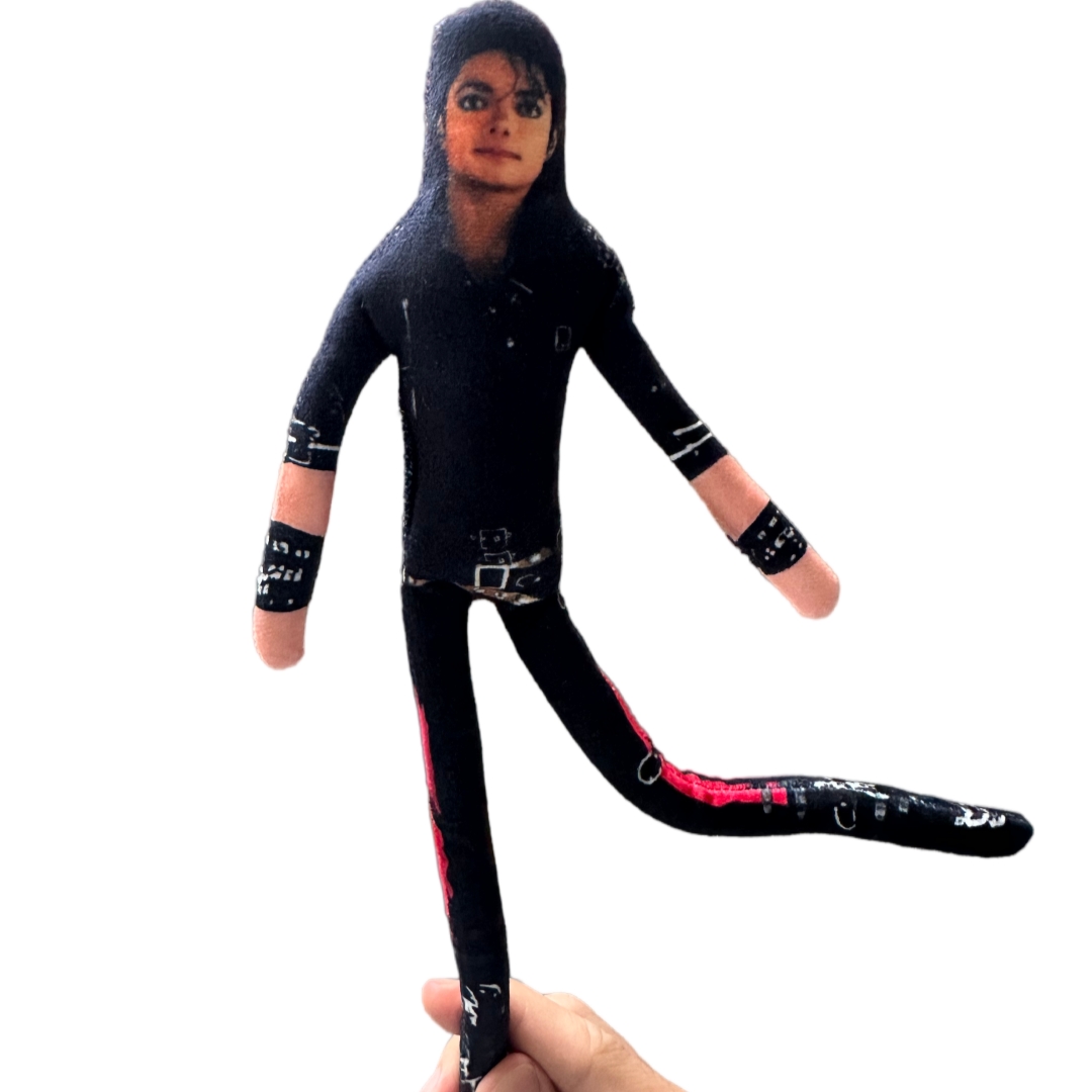 1-6 قطع دمية مايكل جاكسون للعب - مراجعة Prop De Cosplay وسعره