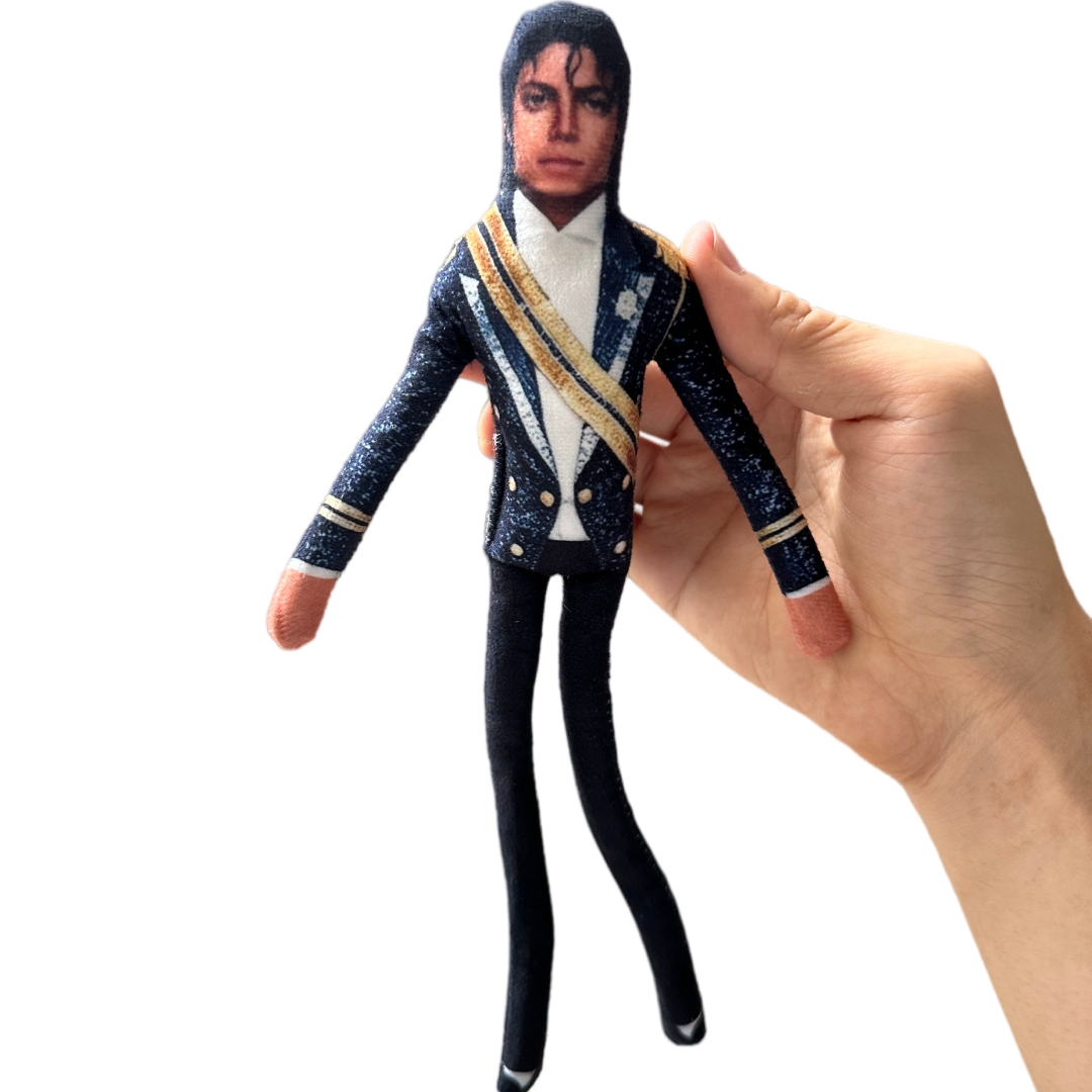 1-6 قطع دمية مايكل جاكسون للعب - مراجعة Prop De Cosplay وسعره